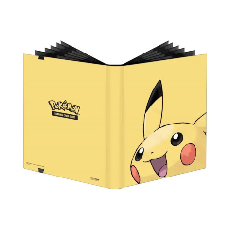 Папка за съхранение на карти Ultra Pro - Pokemon TCG: Pikachu 9-Pocket PRO Binder (360 бр.)