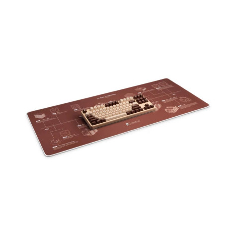 Подложка за бюро Noctua - NP-DM3, 90 x 40 cm, мека, кафява