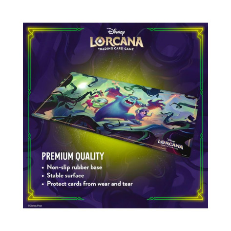 Подложка за игри с карти Ravensburger - Disney Lorcana TCG: Attack of the Vine! - Monsters Inc, Mike Wazowski, Sulley, and Boo