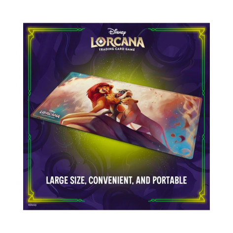 Подложка за игри с карти Ravensburger - Disney Lorcana TCG: Attack of the Vine! - The Lion King, Circle of Life