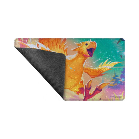 Подложка за игри с карти Ultra Pro - MTG: Final Fantasy x Universes Beyond, Traveling Chocobo (Golden) Holofoil Playmat
