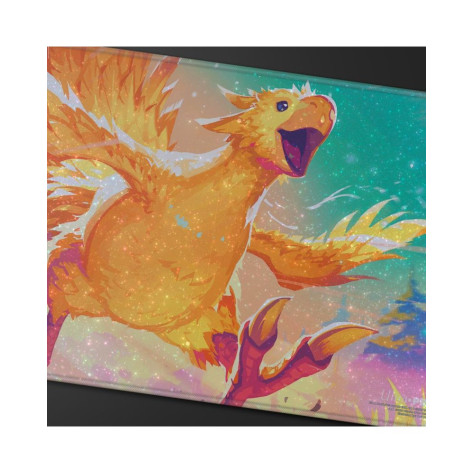 Подложка за игри с карти Ultra Pro - MTG: Final Fantasy x Universes Beyond, Traveling Chocobo (Golden) Holofoil Playmat