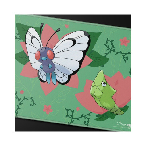 Подложка за игри с карти Ultra Pro - Pokemon TCG: Caterpie Evolutions Stitched Playmat
