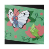 Подложка за игри с карти Ultra Pro - Pokemon TCG: Caterpie Evolutions Stitched Playmat