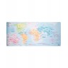 Подложка за мишка Erik - World Map, XL, мека, многоцветна