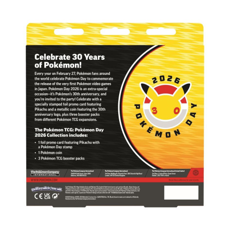Pokemon TCG: Pokemon Day 2026 Collection (30th Anniversary) на