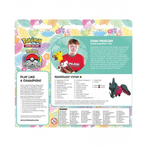 Pokémon TCG: World Championships Decks 2024 - Evan Pavelski: Regidrago VSTAR