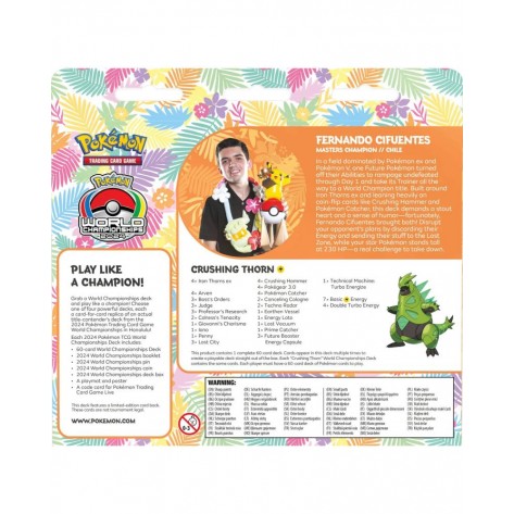 Pokémon TCG: World Championships Decks 2024 - Fernando Cifuentes: Crushing Thorn