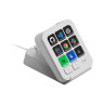 Програмируема клавиатура Logitech - MX Keypad, 9 LCD клавиша, USB-C, светлосива
