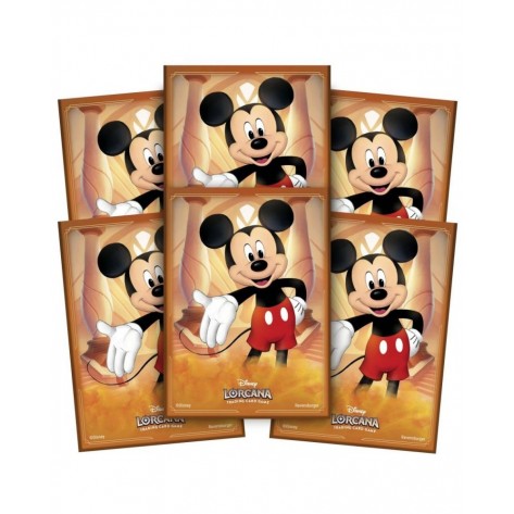  Протектори за карти Disney Lorcana TCG: The First Chapter Card Sleeves - Mickey Mouse (65 бр.)