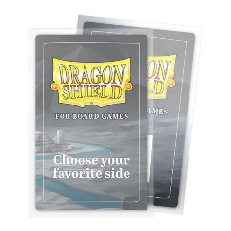Протектори за карти Dragon Shield - American Standard, Clear/Non-Glare, 57 x 89 mm (100 бр.)