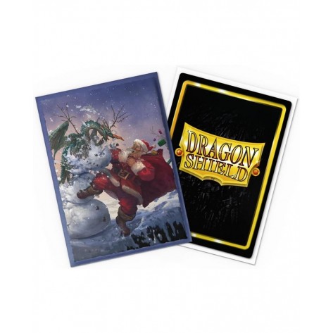 Протектори за карти Dragon Shield - Brushed Art Sleeves Standard Size, Christmas 2025 (100 бр.)