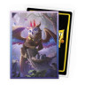 Протектори за карти Dragon Shield - Brushed Art Sleeves Standard Size, Spirit Animals: The Dragowlis (100 бр.)