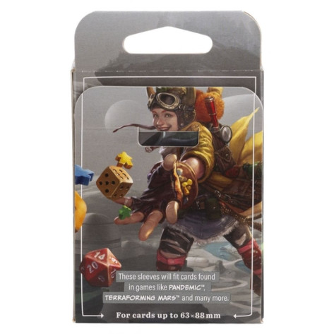 Протектори за карти Dragon Shield - Common Standard, Clear/Non-Glare, 63 x 88 mm (100 бр.)