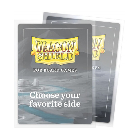 Протектори за карти Dragon Shield - Common Standard, Clear/Non-Glare, 63 x 88 mm (100 бр.)
