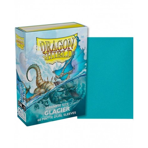 Протектори за карти Dragon Shield Dual Sleeves - Small Matte Glacier (60 бр.)
