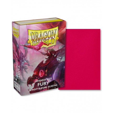 Протектори за карти Dragon Shield Dual Sleeves - Small Matte Fury (60 бр.)