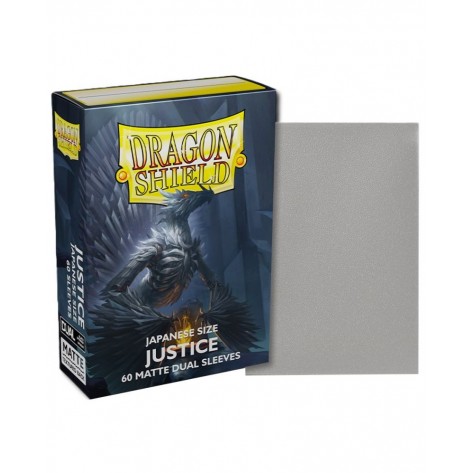 Протектори за карти Dragon Shield Dual Sleeves - Small Matte Justice (60 бр.)