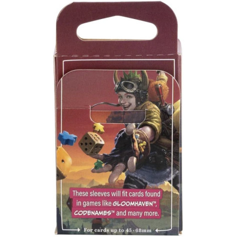 Протектори за карти Dragon Shield - European Mini, Clear/Non-Glare, 45 x 68 mm (100 бр.)