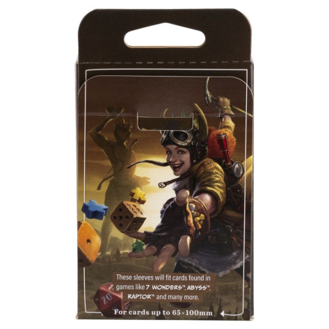 Протектори за карти Dragon Shield - Extra Large, Clear/Non-Glare, 65 x 100 mm (100 бр.)
