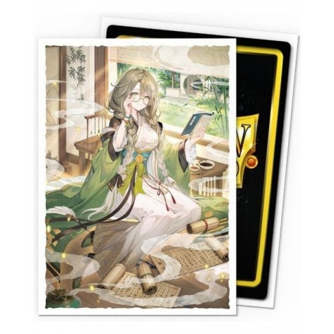 Протектори за карти Dragon Shield - Matte Art Sleeves StandardSize, Grand Archive Champions: Kongming, Wayward Maven (100 бр.)