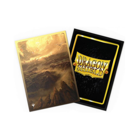 Протектори за карти Dragon Shield - Matte Dual Art Sleeves Standard Size, Landfall Series: Arid Mesa (100 бр.)