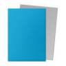 Протектори за карти Dragon Shield - Matte Dual Art Sleeves Standard Size, Sky Blue & Silver (100 бр.)