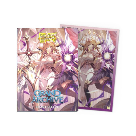 Протектори за карти Dragon Shield - Matte Dual Art Sleeves Standard Size, Grand Archive: Haniel, Archangel of Spectra (100 бр.)