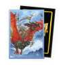 Протектори за карти Dragon Shield - Matte Dual Art Sleeves Standard Size, Signature Series: The Raid (100 бр.)