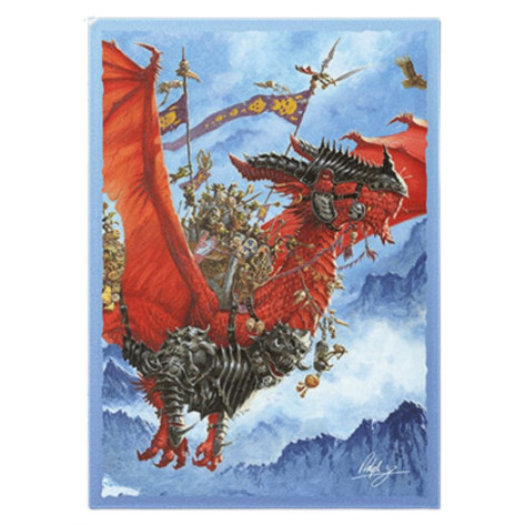 Протектори за карти Dragon Shield - Matte Dual Art Sleeves Standard Size, Signature Series: The Raid (100 бр.)