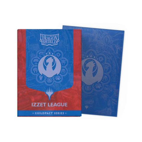 Протектори за карти Dragon Shield - Matte Dual Art Sleeves Standard Size, MTG Guildpact Series: Izzet League (100 бр.)