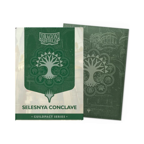Протектори за карти Dragon Shield - Matte Dual Art Sleeves Standard Size, MTG Guildpact Series: Selesnya Conclave (100 бр.)