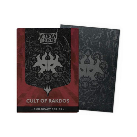 Протектори за карти Dragon Shield - Matte Dual Art Sleeves Standard Size, MTG Guildpact Series: Cult of Rakdos (100 бр.)