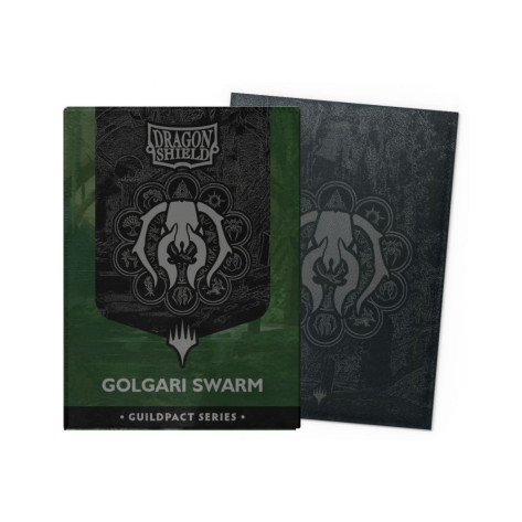 Протектори за карти Dragon Shield - Matte Dual Art Sleeves Standard Size, MTG Guildpact Series: Golgari Swarm (100 бр.)