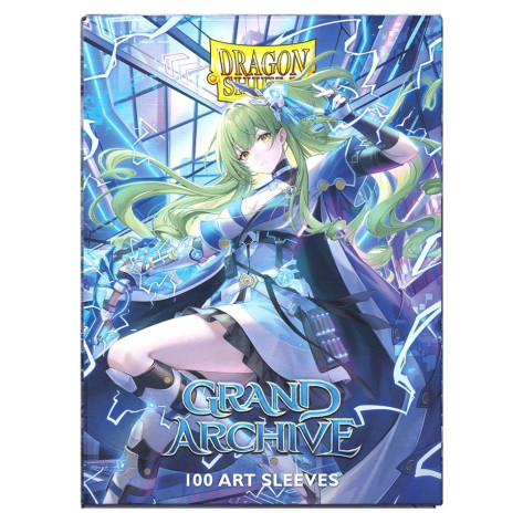 Протектори за карти Dragon Shield - Matte Dual Art Sleeves Standard Size, Grand Archive: Lorraine, Arclight Saber (100 бр.)