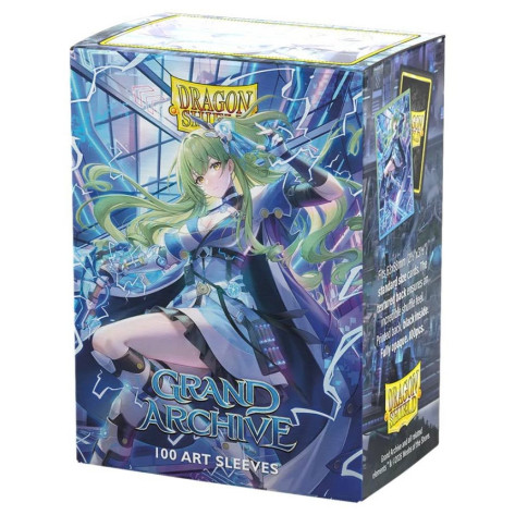 Протектори за карти Dragon Shield - Matte Dual Art Sleeves Standard Size, Grand Archive: Lorraine, Arclight Saber (100 бр.)
