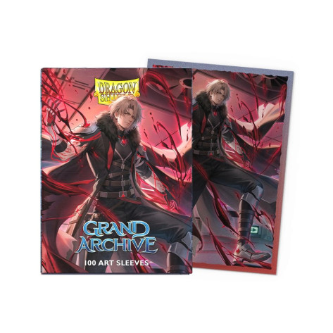 Протектори за карти Dragon Shield - Matte Dual Art Sleeves Standard Size, Grand Archive: Dante, Hemomancer (100 бр.)