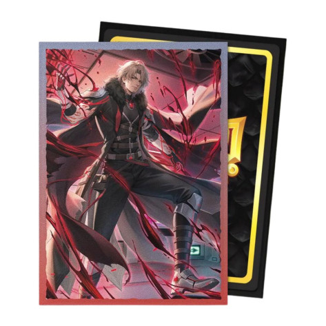 Протектори за карти Dragon Shield - Matte Dual Art Sleeves Standard Size, Grand Archive: Dante, Hemomancer (100 бр.)