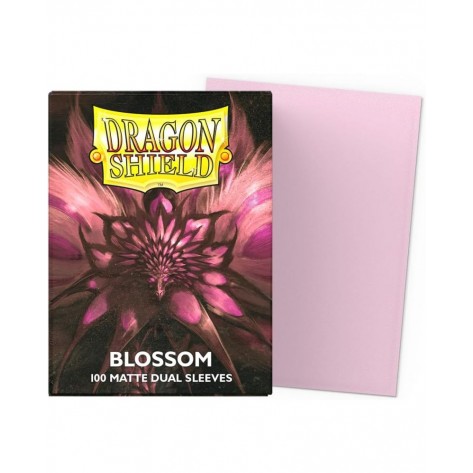 Протектори за карти Dragon Shield - Matte Dual Sleeves Standard Size, Blossom (100 бр.)