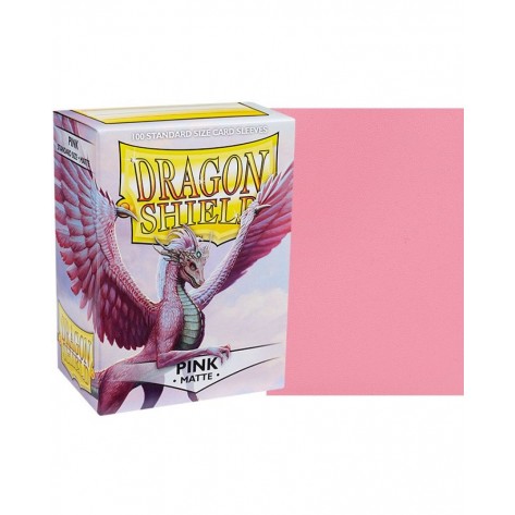  Протектори за карти Dragon Shield Sleeves - Matte Pink (100 бр.)