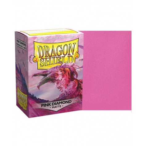  Протектори за карти Dragon Shield Sleeves - Matte Pink Diamond (100 бр.)