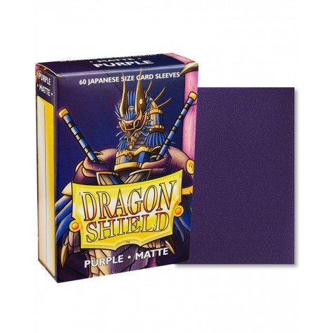 Протектори за карти Dragon Shield Sleeves - Small Matte Purple (60 бр.)