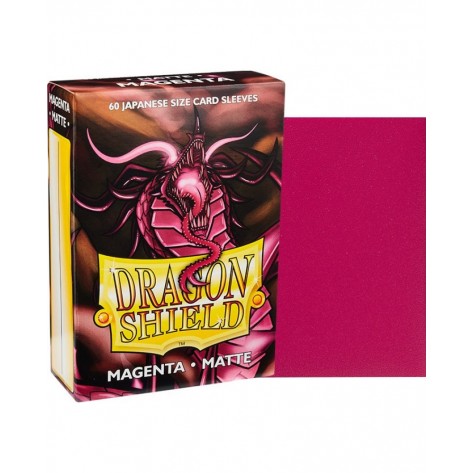 Протектори за карти Dragon Shield Sleeves - Small Matte Magenta (60 бр.)