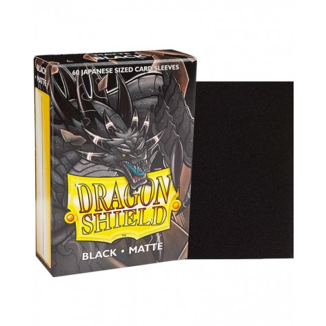 Протектори за карти Dragon Shield Sleeves - Small Matte Black (60 бр.)