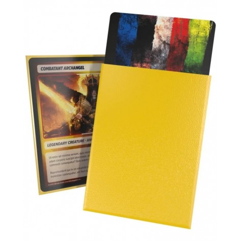Протектори за карти Ultimate Guard Cortex Sleeves Matte Standard Size, Жълти (100 бр.)