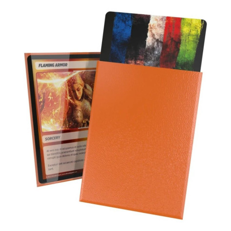 Протектори за карти Ultimate Guard Cortex Sleeves Standard Size, Оранжеви (100 бр.)