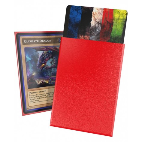 Протектори за карти Ultimate Guard Cortex Sleeves Matte Japanese Size - Червени (60 бр.)