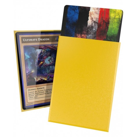 Протектори за карти Ultimate Guard Cortex Sleeves Japanese Size - Жълти (60 бр.)
