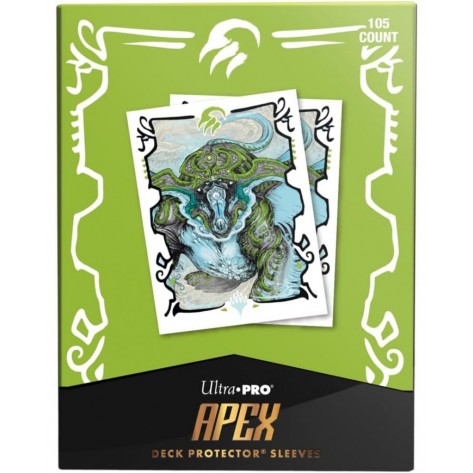 Протектори за карти Ultra Pro - Magic the Gathering: Tarkir Dragonstorm Apex Deck Protector, Temur (105 бр.)