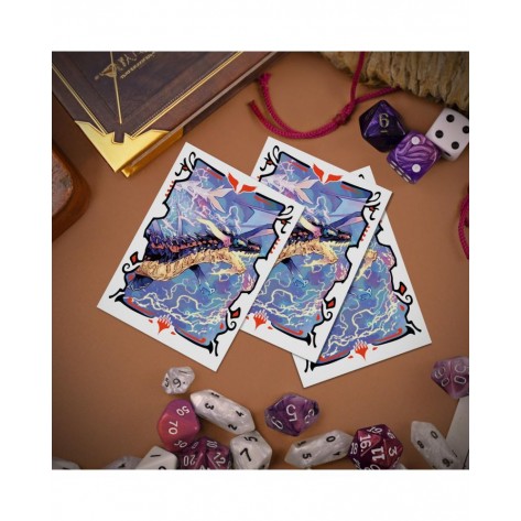 Протектори за карти Ultra Pro - Magic the Gathering: Tarkir Dragonstorm Apex Deck Protector, Mardu (105 бр.)